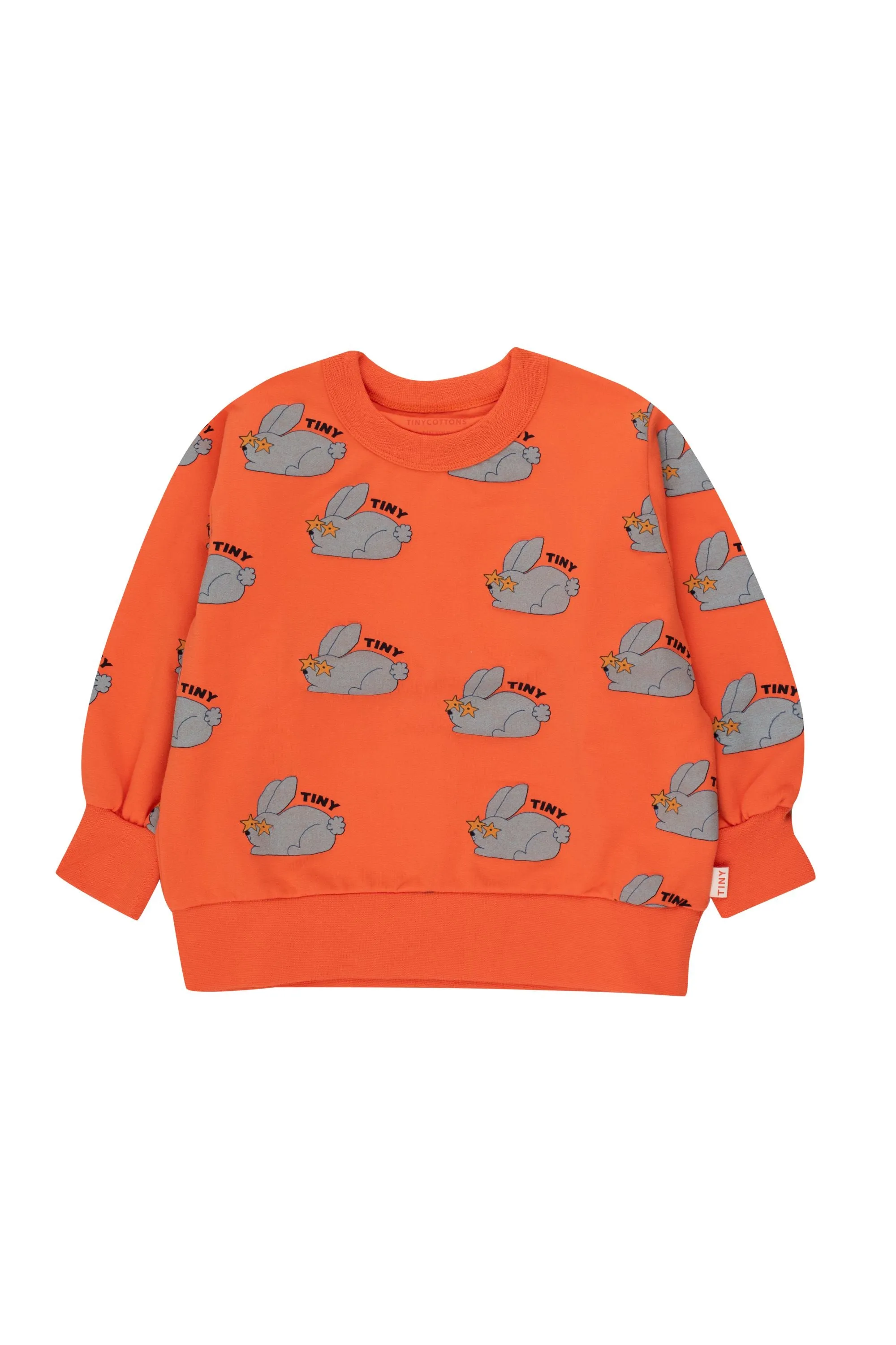 Rabbits Sweatshirt in Summer Red