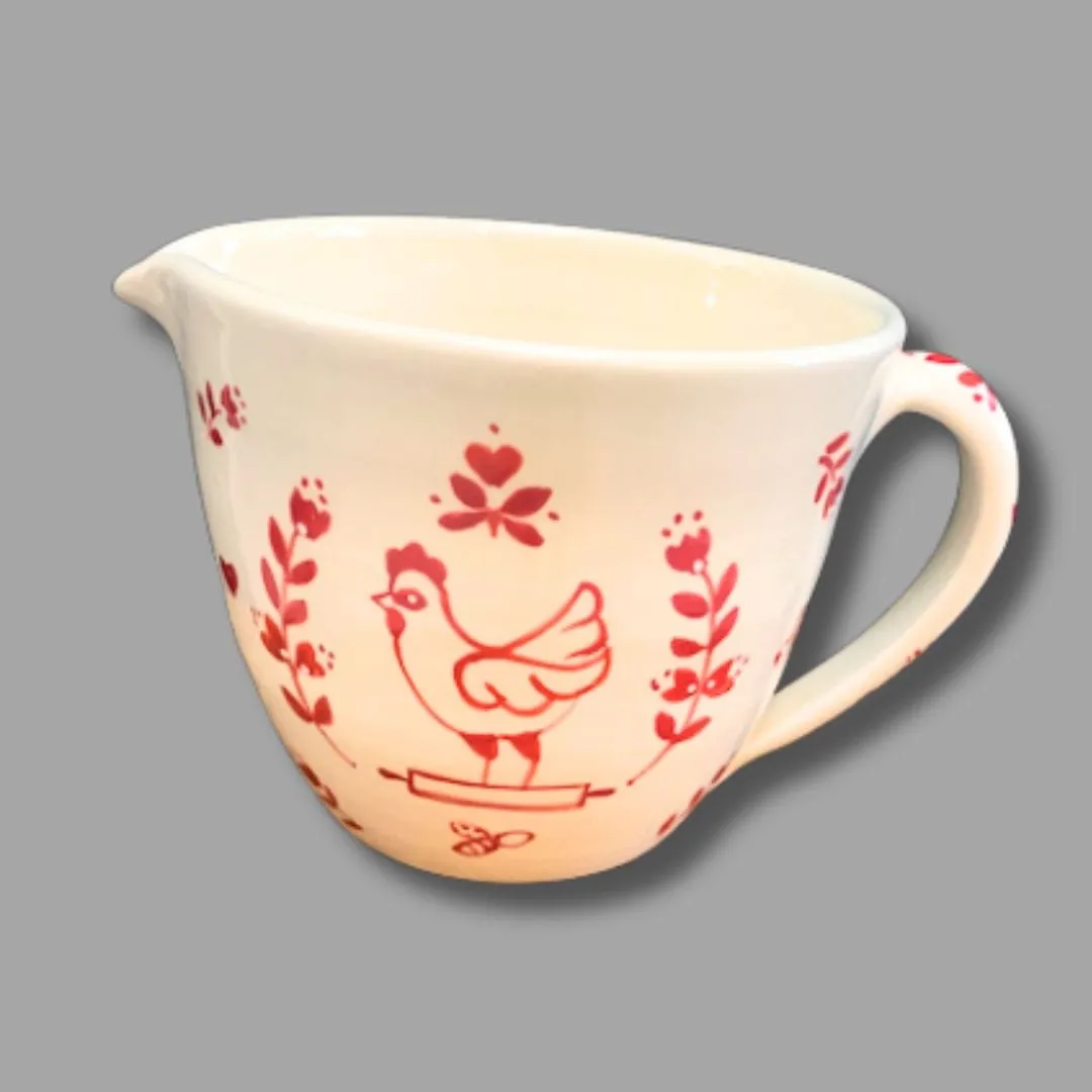 Red Rooster Batter Bowl (Large)
