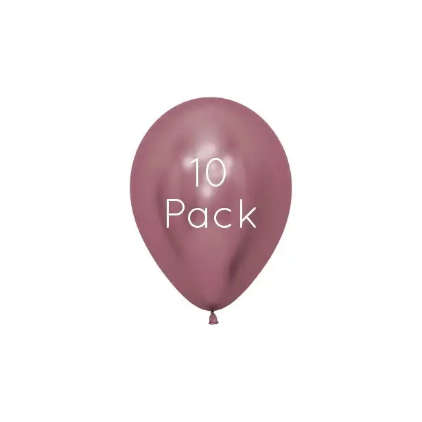 Reflex Pink Mini Balloons - 10 Pack
