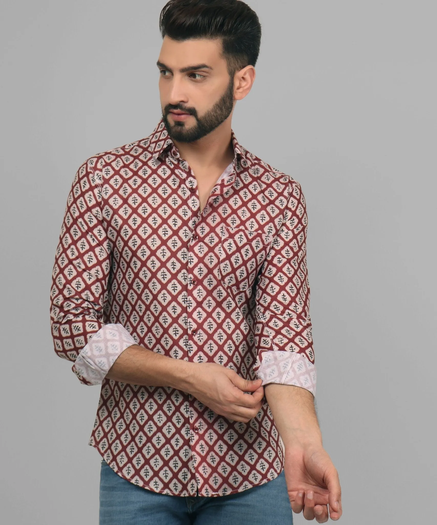 Renaissance Men's Printed Shirt