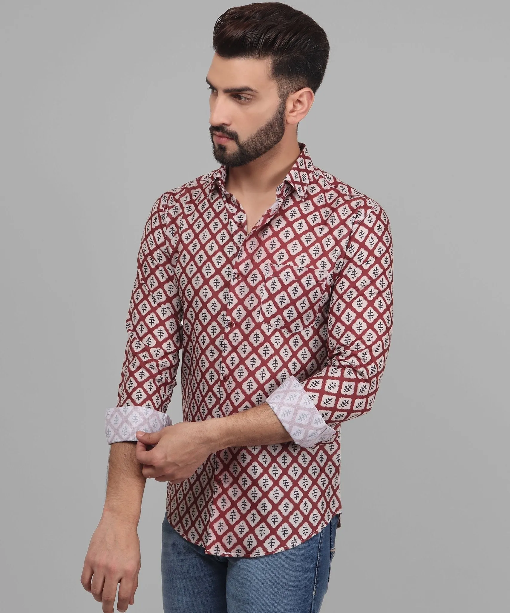 Renaissance Men's Printed Shirt