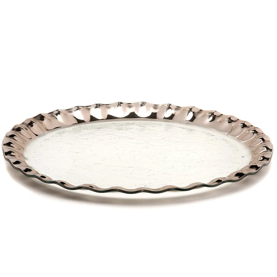 Ruffle Giant Round Platter