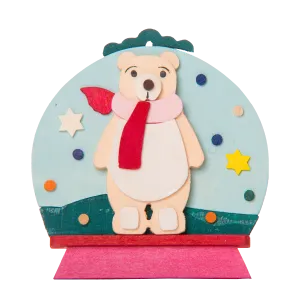 Snow Globe - Patti Polar Bear - Christmas tree decoration