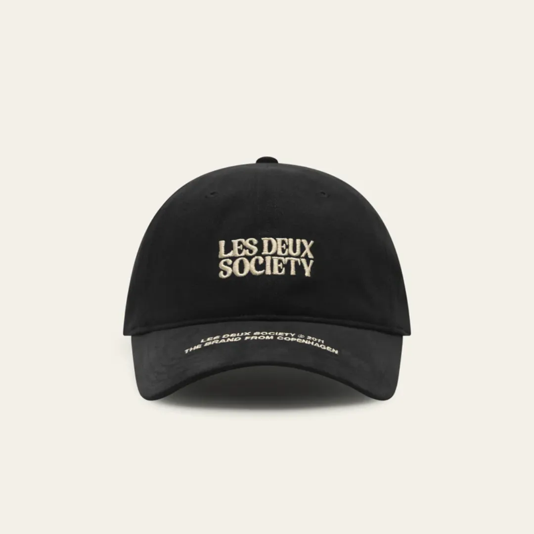 Society Dad Cap (Black   Ivory)