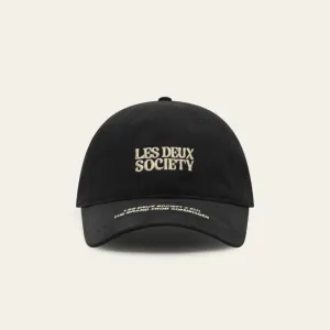 Society Dad Cap (Black   Ivory)