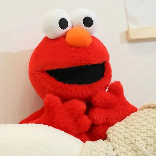 Soft Kawaii Anime Sesame Plush Toys - Cookie Monster, Big Bird, Elmo - Creative Educational Dolls for Kids Birthday Gifts