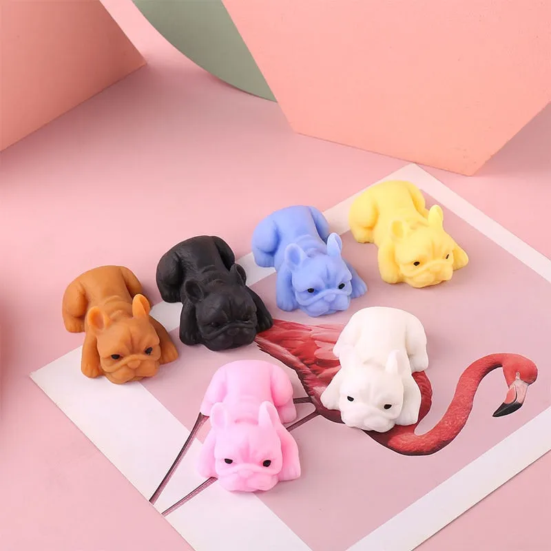 Squishy Dogs Anime Fidget Toys Puzzle Creative Simulation Decompression Toy Kawaii Dog Stress Reliever Toys Party Holiday Gifts