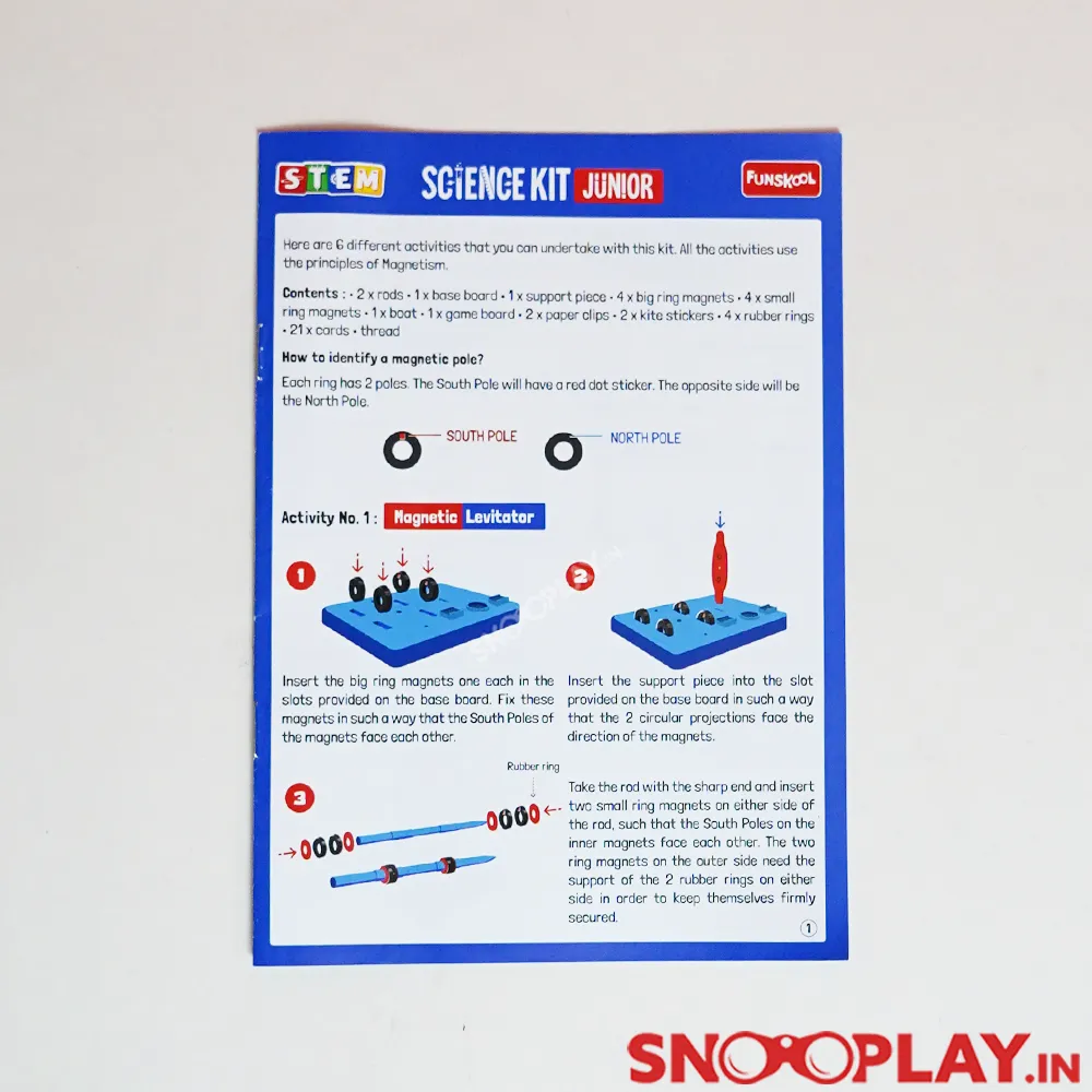 STEM Science Kit Junior- Magnetism DIY Kit
