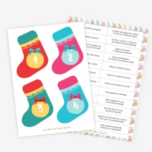 Stocking Advent Calendar Activities