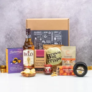 Sweet and Savoury Hamper with Whisky