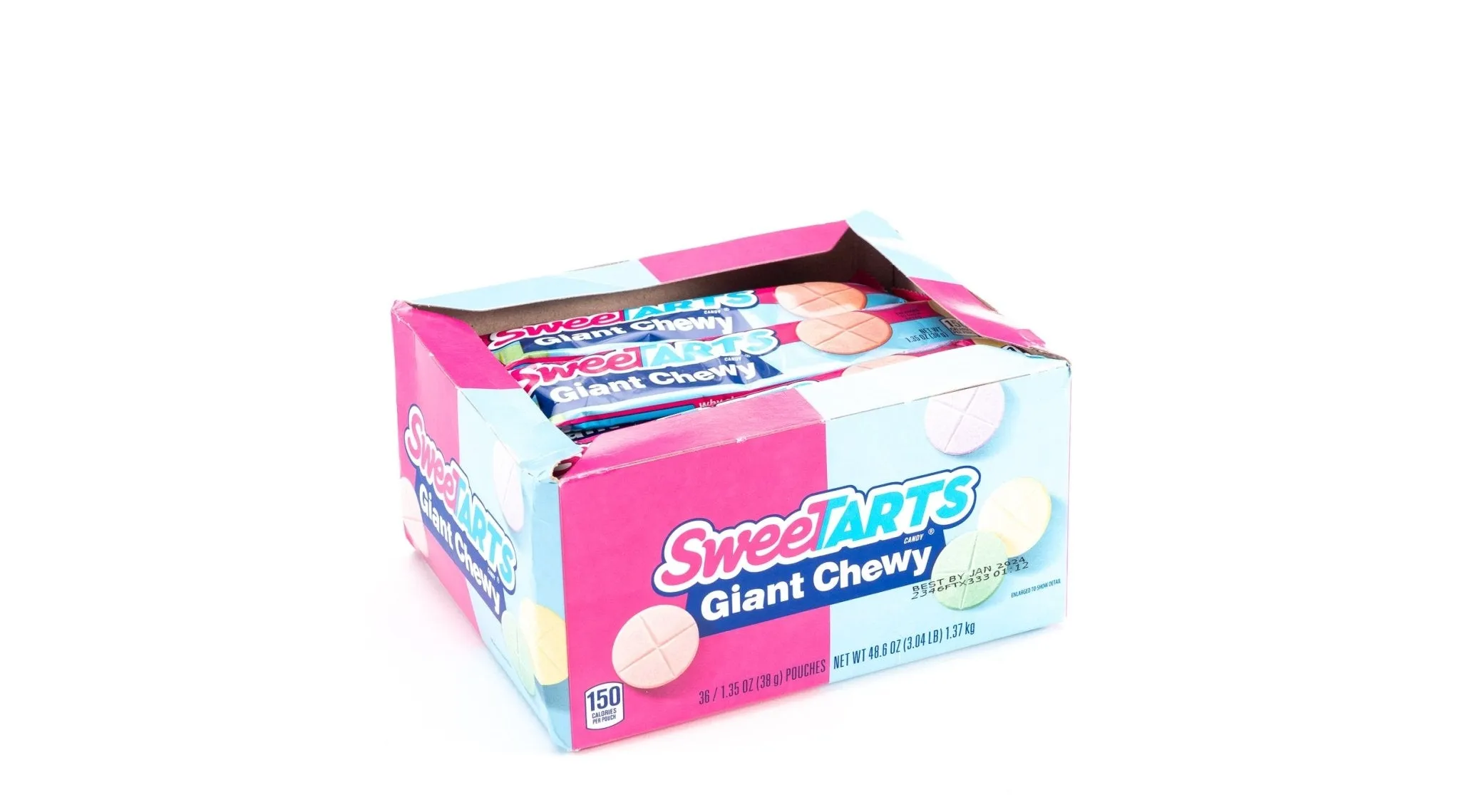 Sweetarts Giant Chewy Candy Bulk Box (1.35 oz, 36 ct.)
