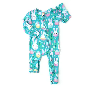 Teal Bunny   Eggs ZIP