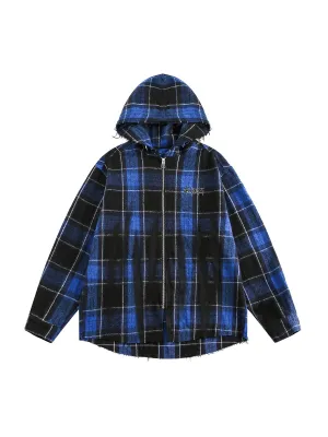 Thesupermade Printed Hooded Shirt