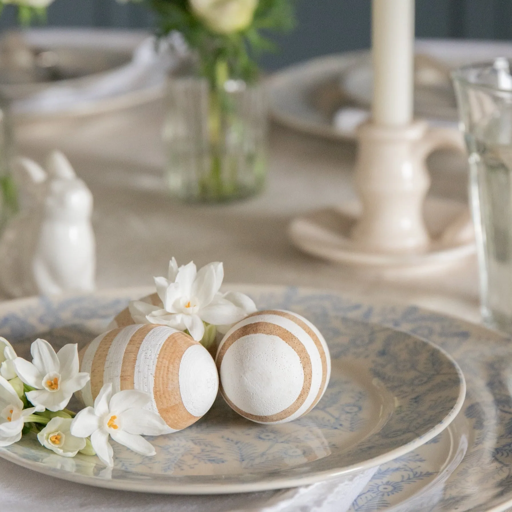 Wooden painted Eggs